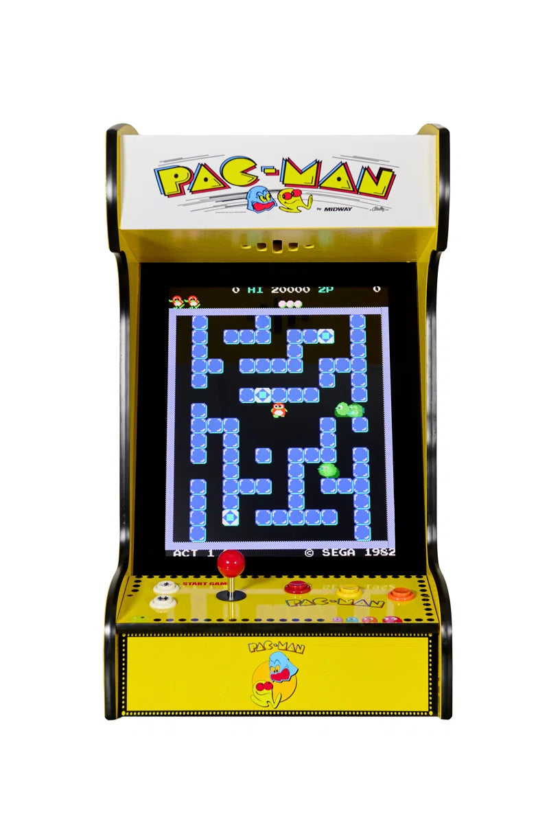 412 Classic Retro Games Tabletop Arcade Machine by (Yellow)