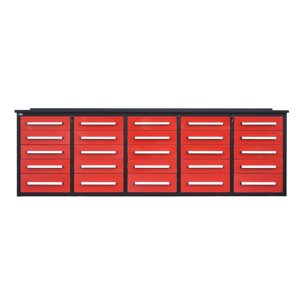 10 ft Heavy Duty Workbench with 25 Drawers