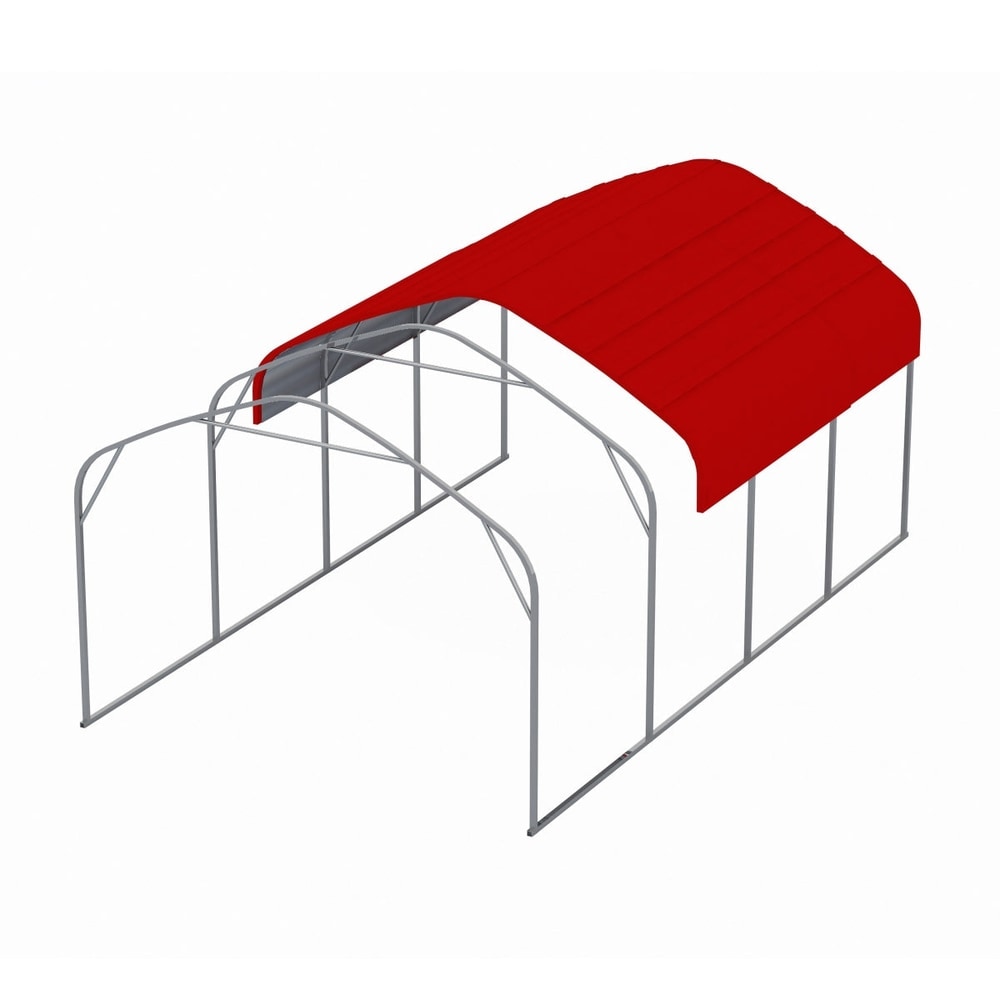 12x20 ft Heavy Duty Metal Garage Carport