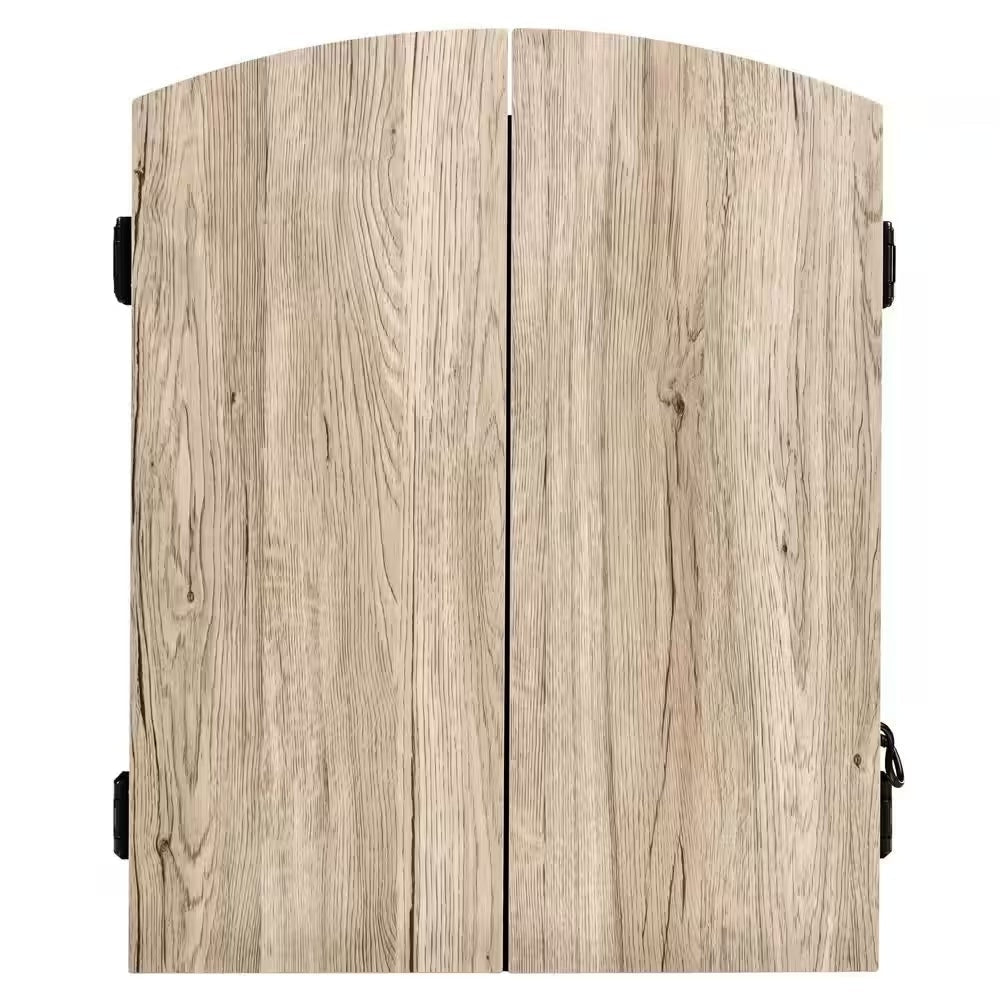 Elmhurst Electronic Dartboard Cabinet with Digital Scorekeeping and Soft Tip Dart Set