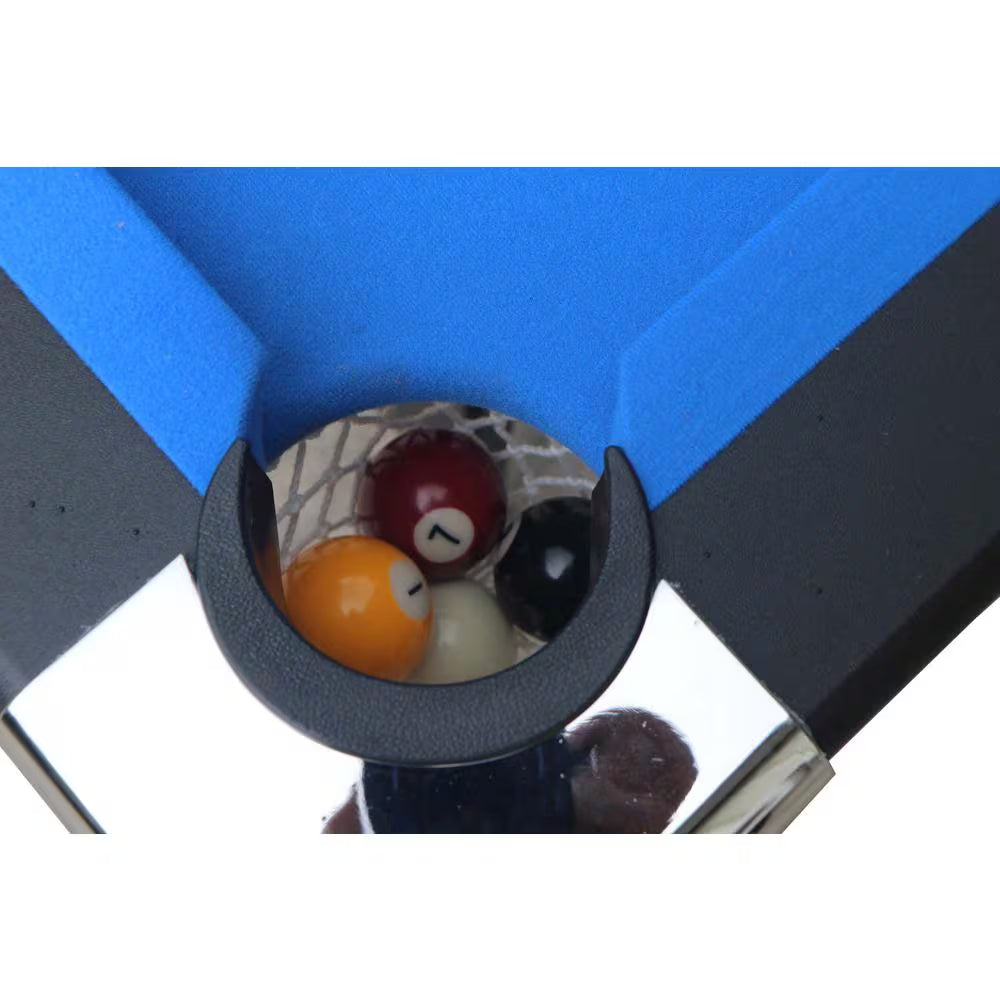 5.5 Ft. Game Table, Pool Table, Billiard Table, Table Games, Children'S Game Table, Multi Game Table Table Games in Blue