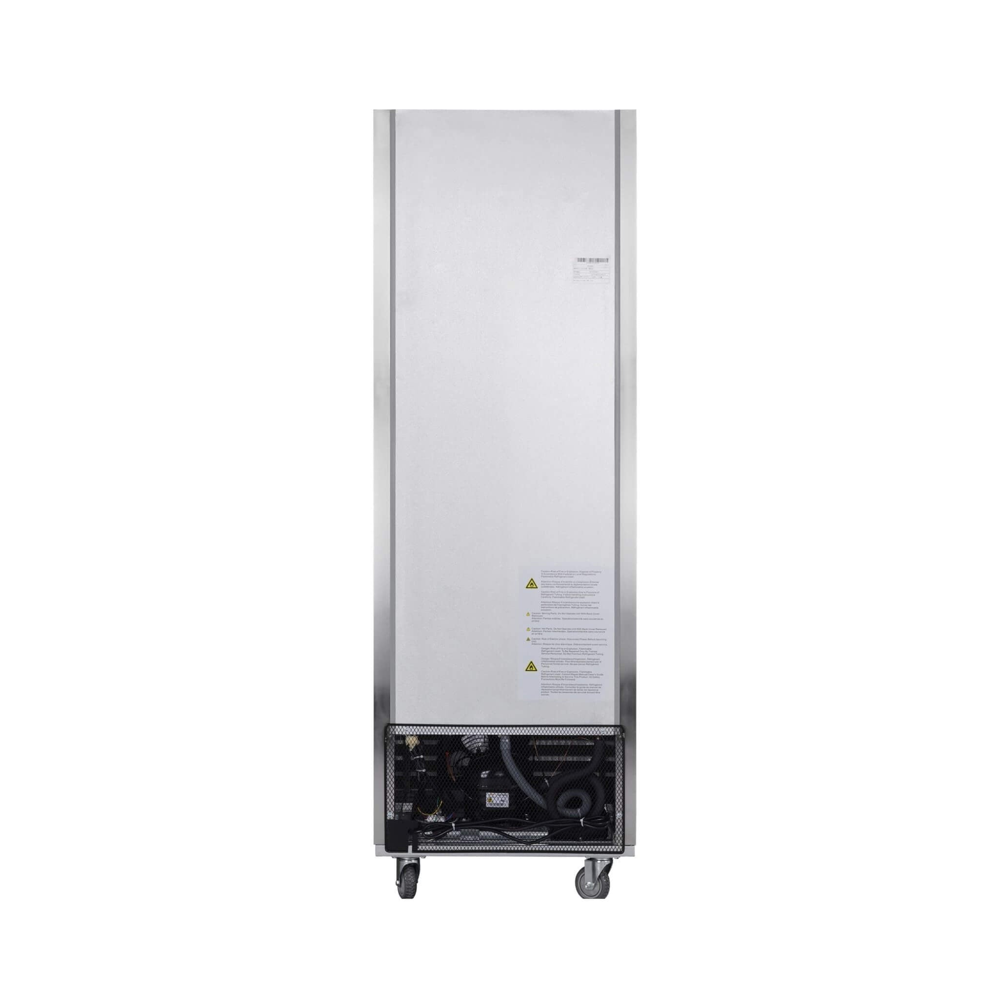 Heavy-Duty 27-Inch 8.7 Cu.Ft Commercial Upright Stainless Steel Reach-In Freezer
