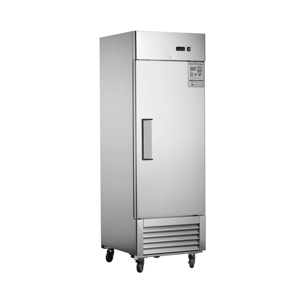 Heavy-Duty 27-Inch 8.7 Cu.Ft Commercial Upright Stainless Steel Reach-In Freezer