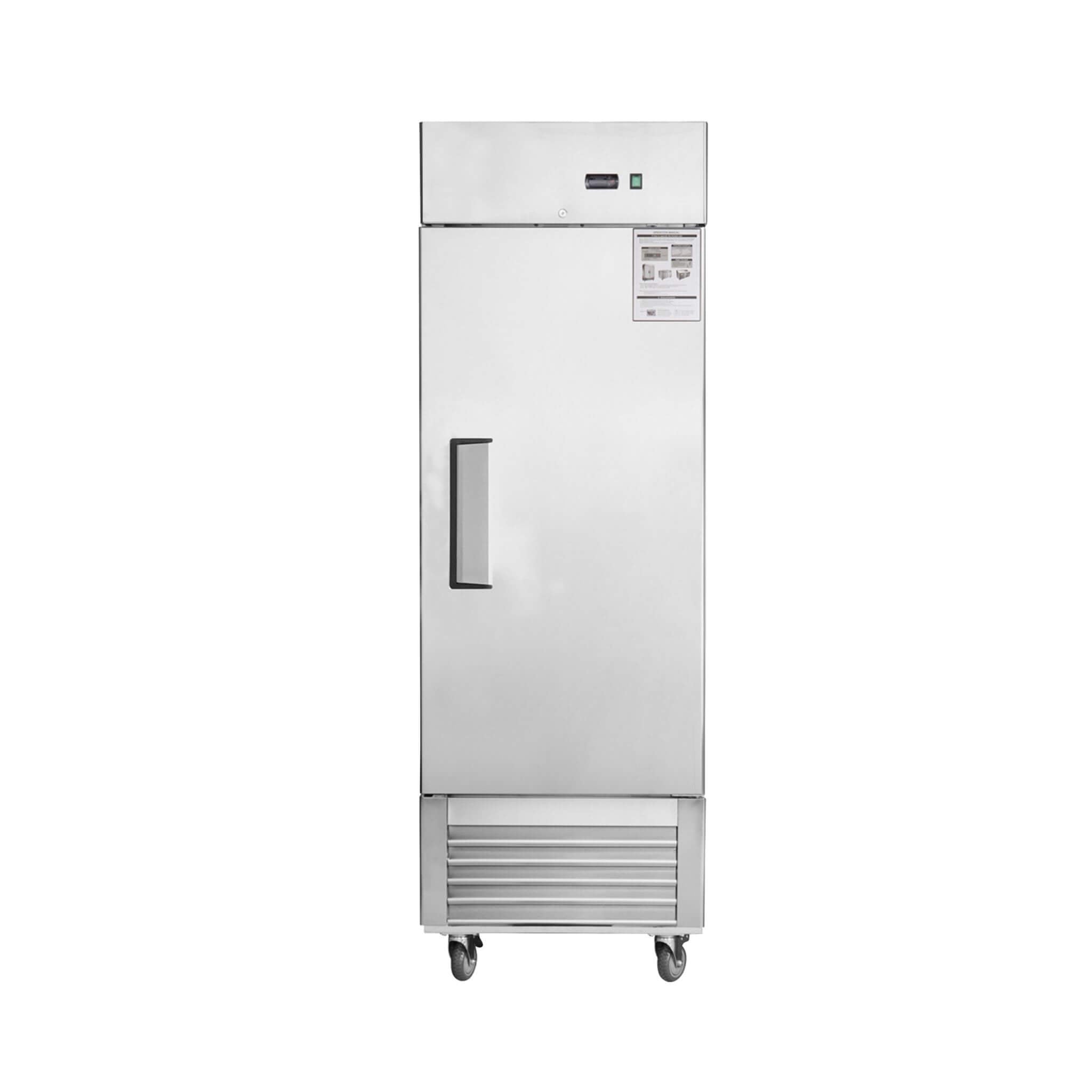 Heavy-Duty 27-Inch 8.7 Cu.Ft Commercial Upright Stainless Steel Reach-In Freezer