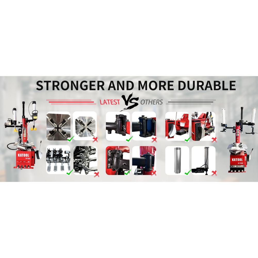 Katool KT-T830 Light Duty Assist Arm Tire Changer 12"-24" Rims