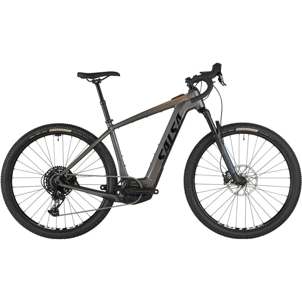 Salsa Tributary Apex Eagle SUS Ebike - 29" Aluminum Charcoal X-Small