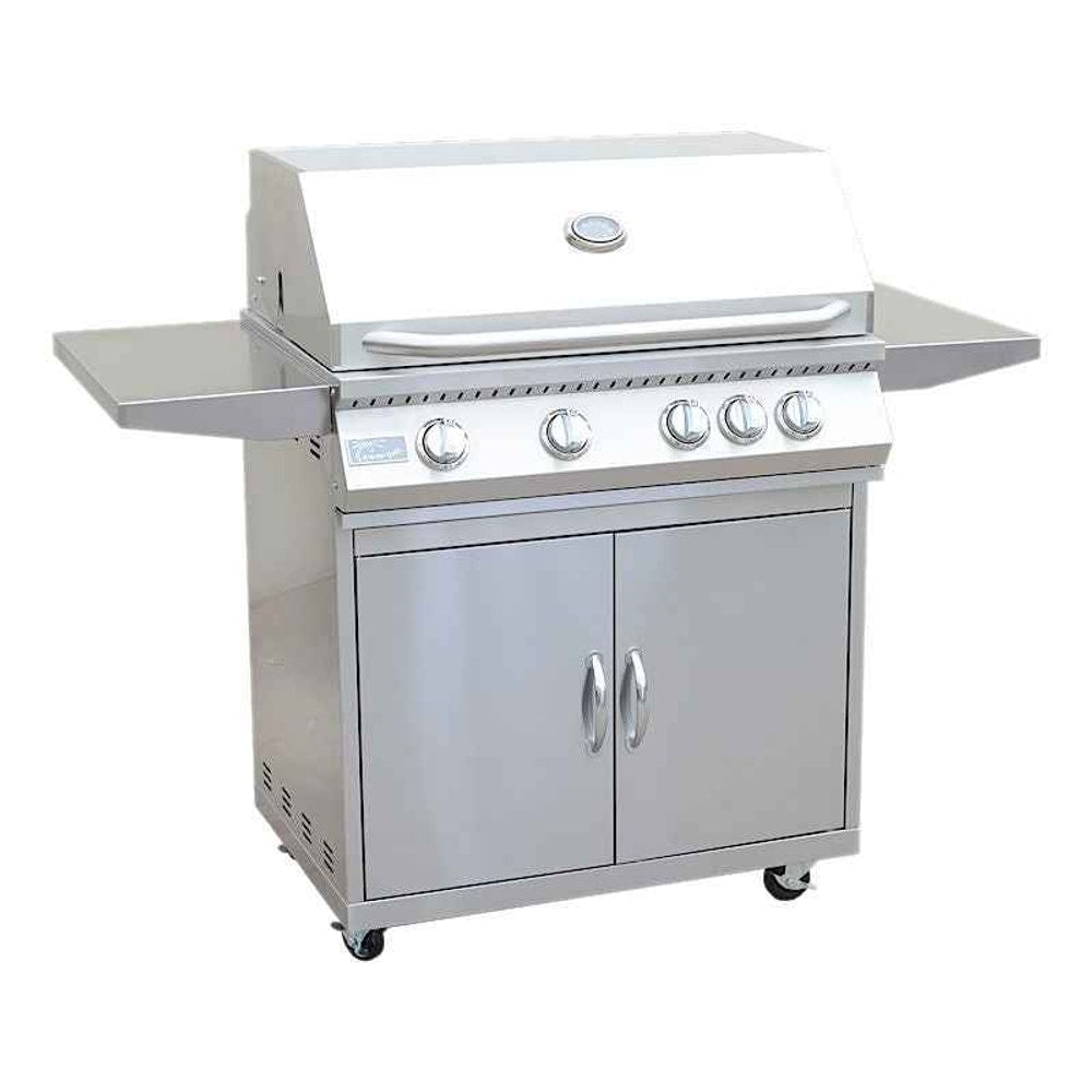 KoKoMo BBQ Grill Classic 32” 4-Burner with Cart – 304 Stainless Steel