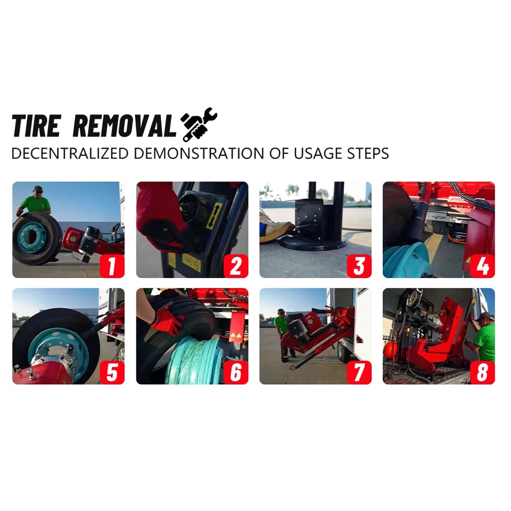 KATOOL KT-308 Mobile Tire Changer (Truck & Car)