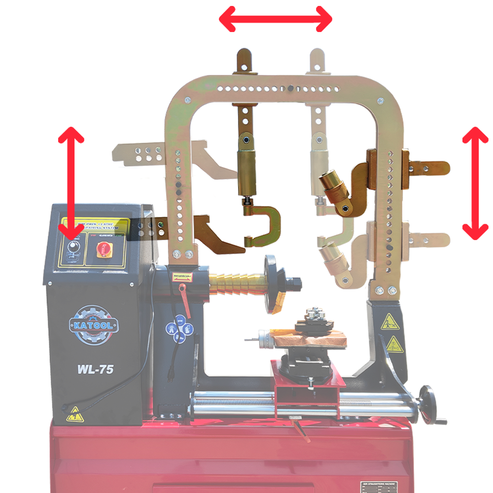 Katool KT-WL75 Rim Straightener w/ Cutting Tool