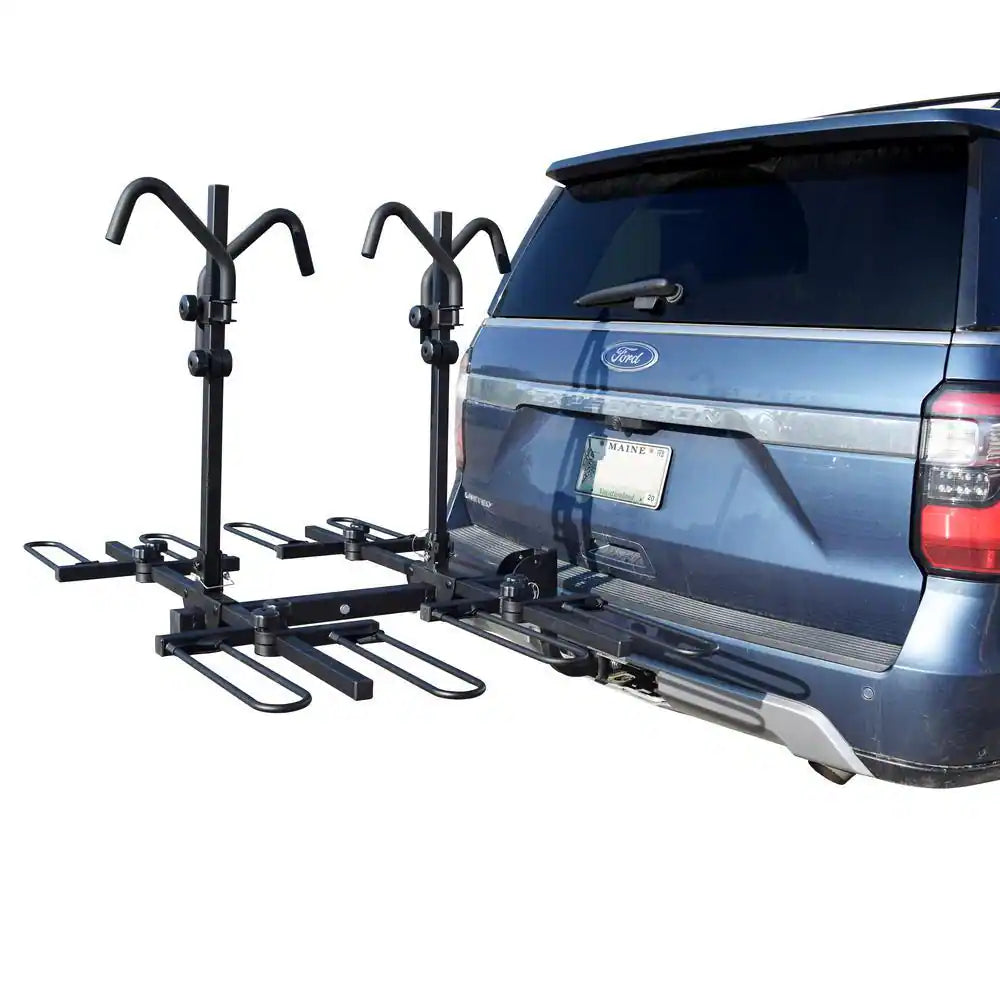 Runway HM4 Hitch Mount Tray Style Bike Carrier 4-Bike Rack 33 Lbs. per Bike Capacity for Hitch