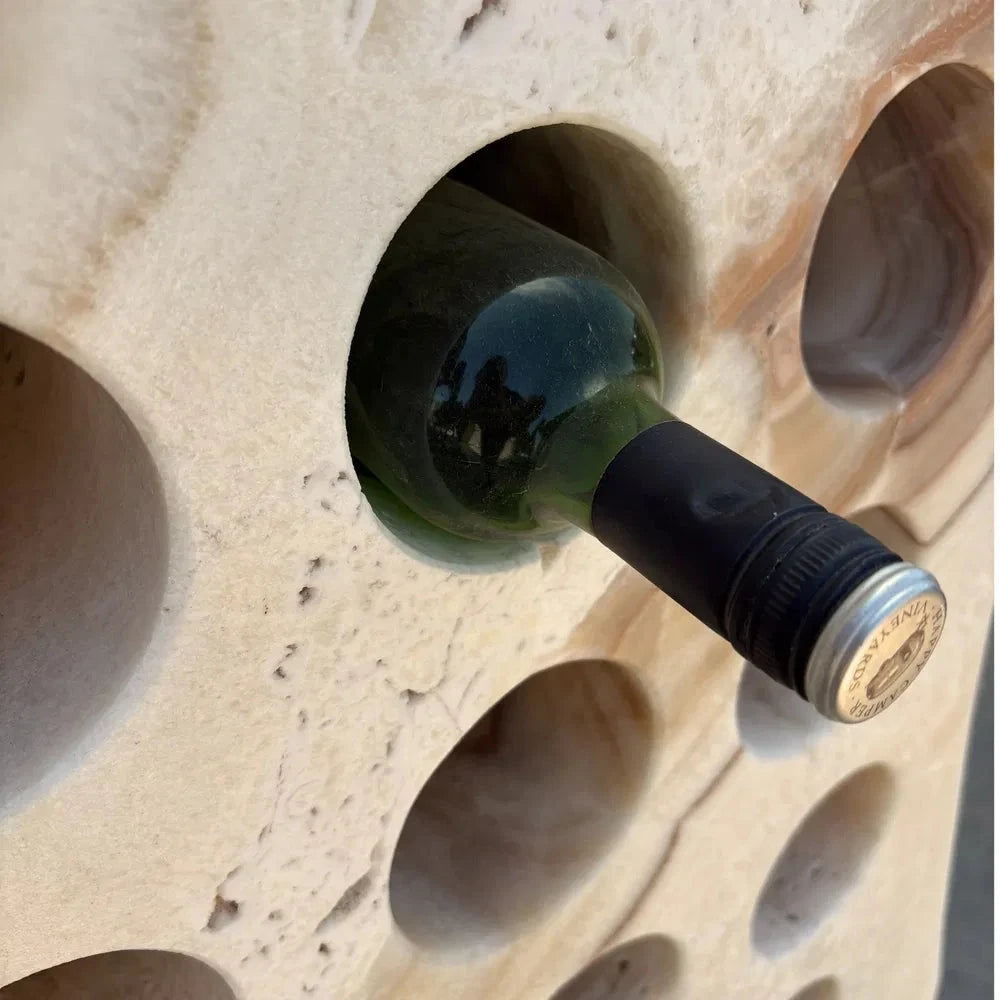 Miel Onyx Wine Rack with 31 Holes