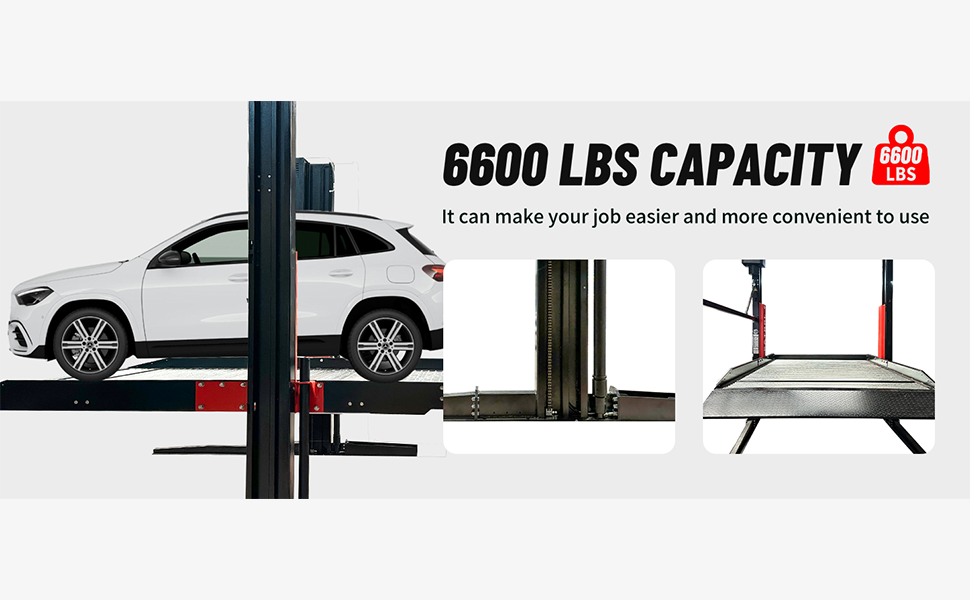 Katool KT-P2700 6,600lbs Two Post Parking Lift