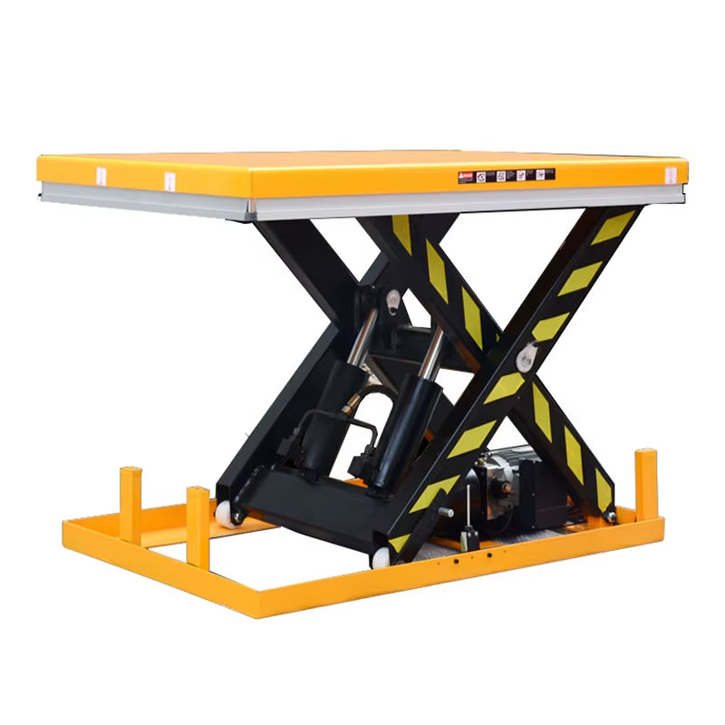 1-6 Ton Hydraulic Scissor Car Lift Work Platform Electric Scissor Lift Tables