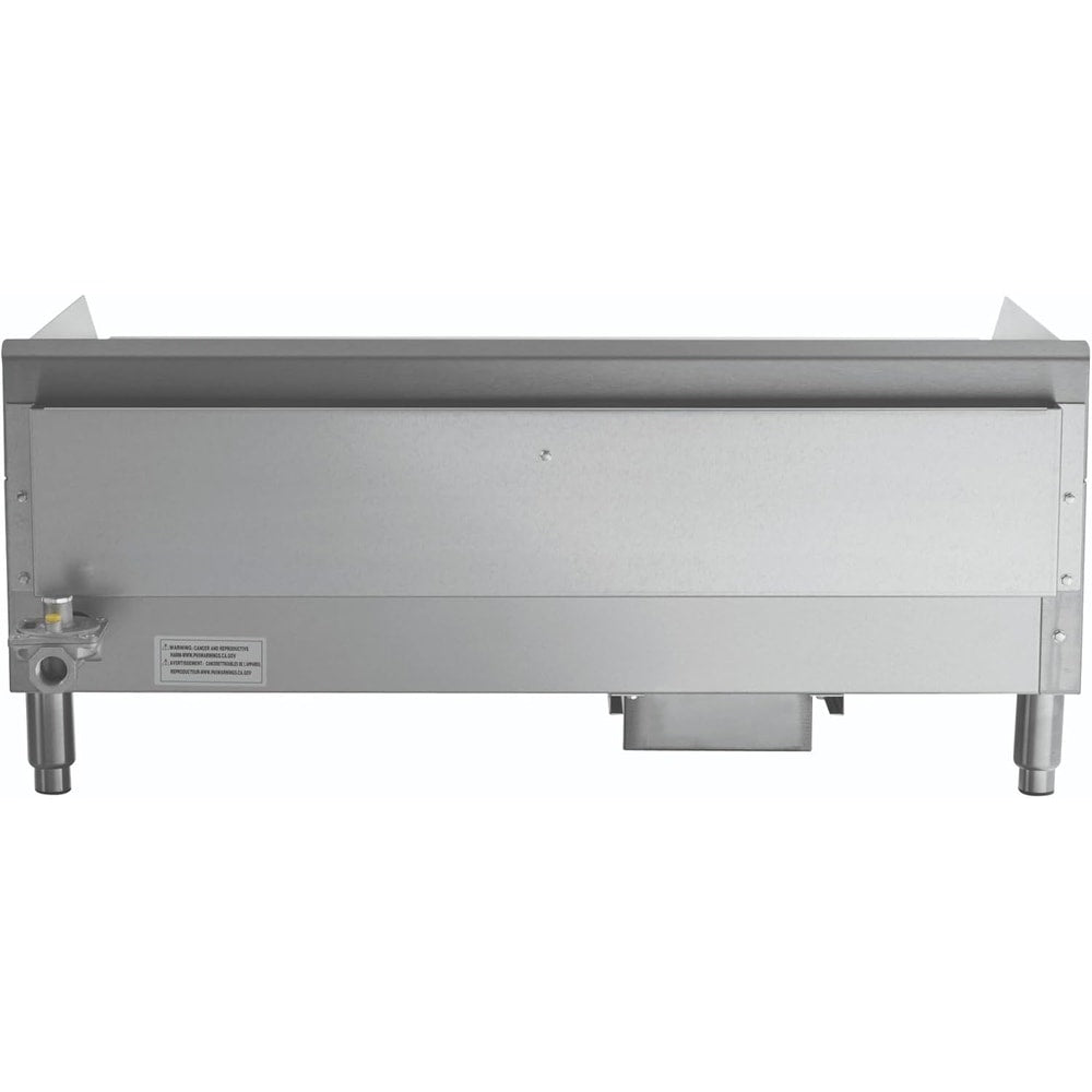 Kratos 29Y-005 36" Commercial Restaurant Gas Countertop Griddle, Manual Controls, 3 Burners, 90,000 BTU Output