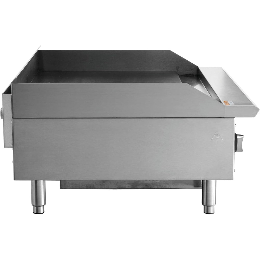 Kratos 29Y-005 36" Commercial Restaurant Gas Countertop Griddle, Manual Controls, 3 Burners, 90,000 BTU Output