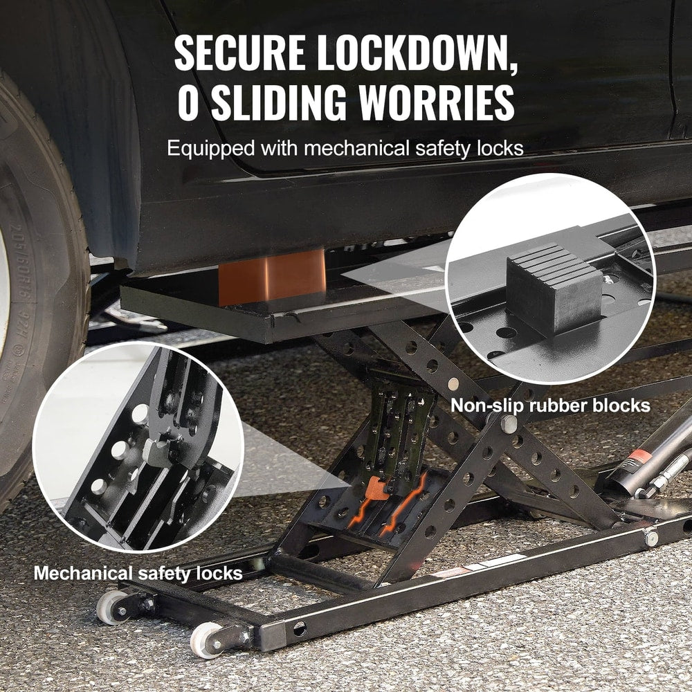 Portable Car Lift 7000 LBS Automatic Car Lift System Jack for Home Garage