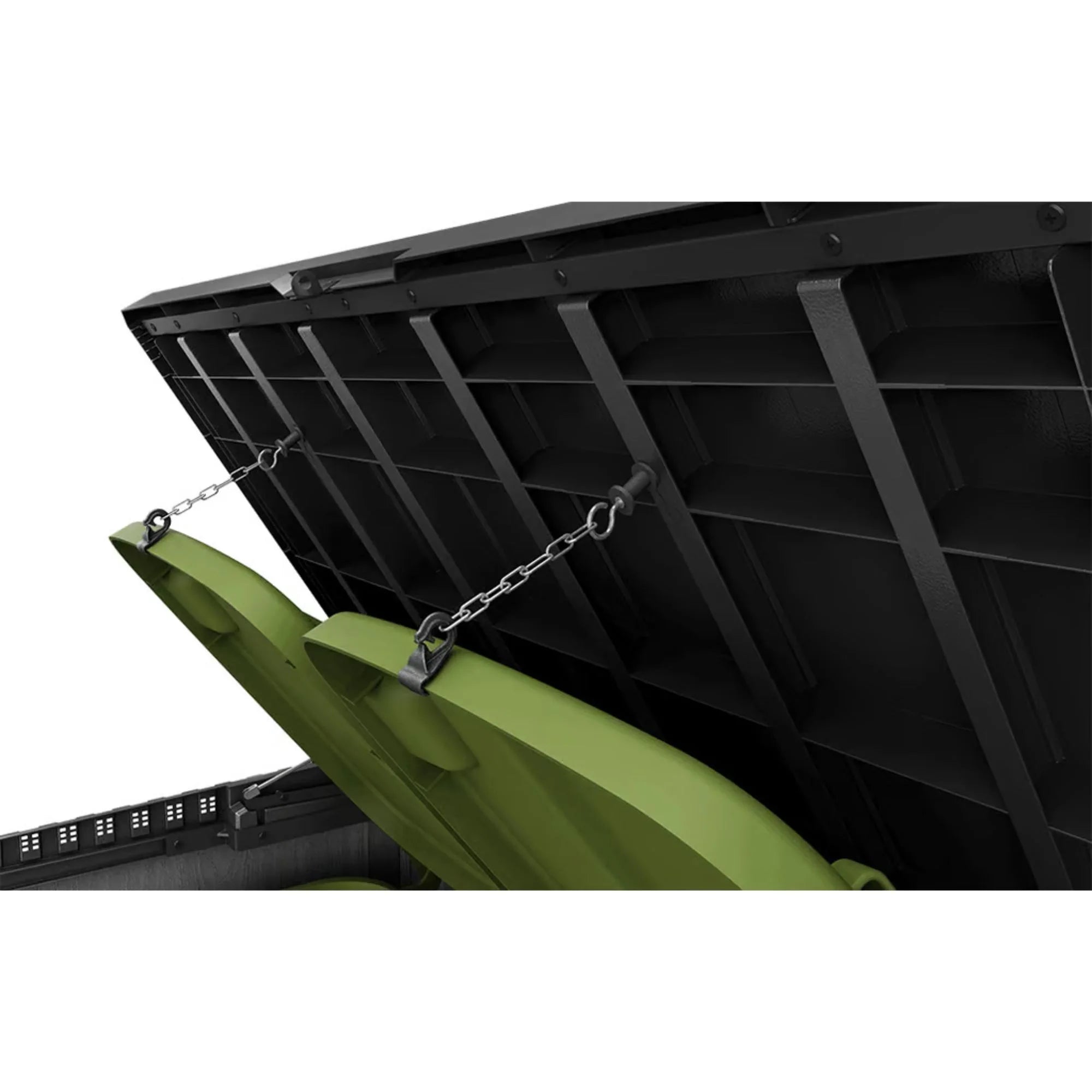 Outdoor Storage Shed, Durable Resin, Compact & Portable, Store-It-Out Darwin, Grey