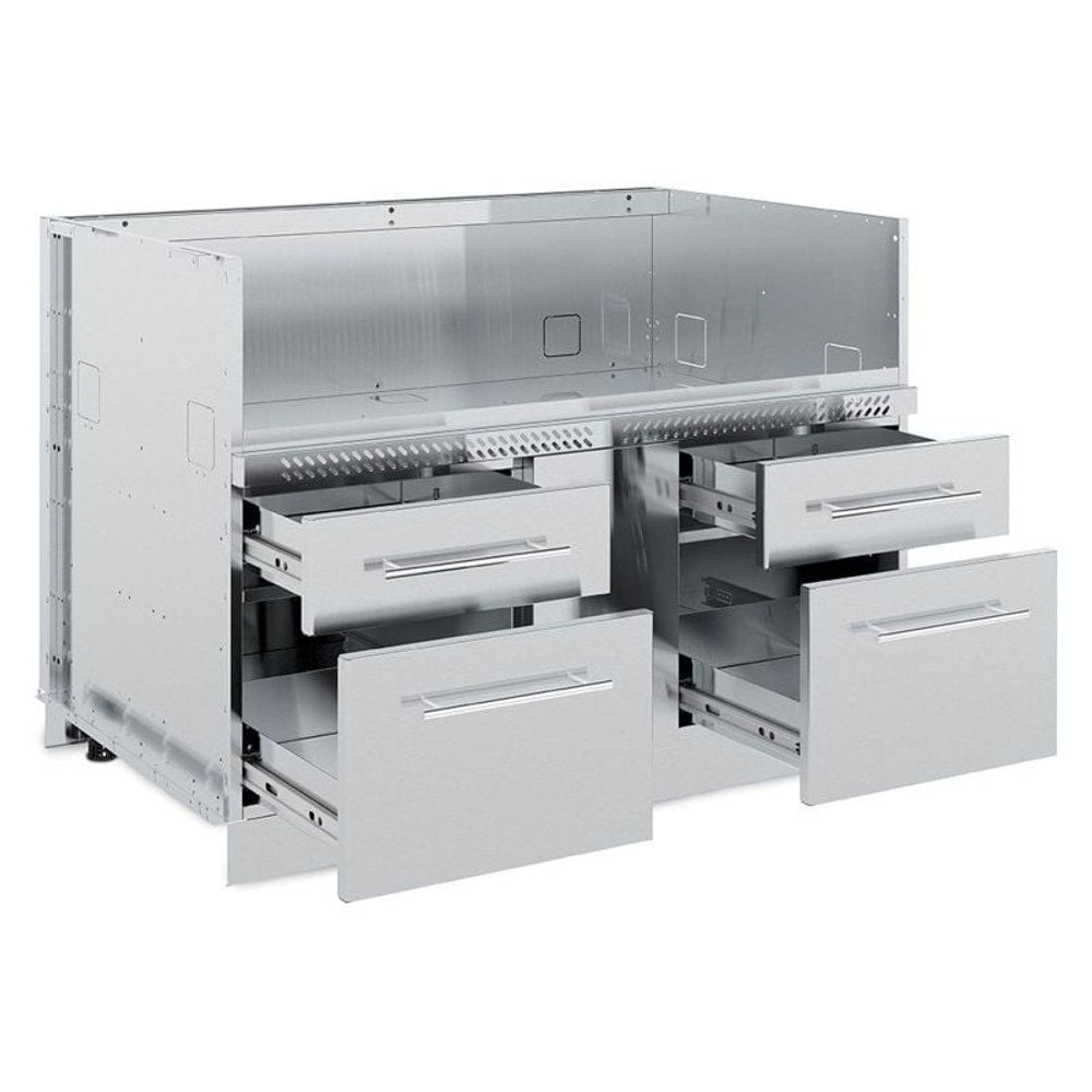Broil King 8 1/2-Foot Outdoor Kitchen Island with Imperial S 690i 6-Burner Gas Grill, Rotisserie & Side Burner