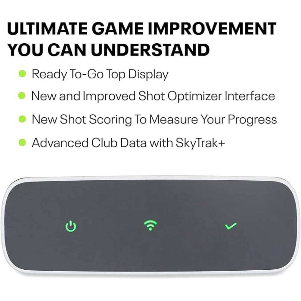 SkyTrak+ Launch Monitor & Golf Simulator Protective Shield - Tour-Level Swing Analysis with Dual Doppler Radar, Enhanced Camera, Real-time Simulation, Wi-Fi, USB-C Charging