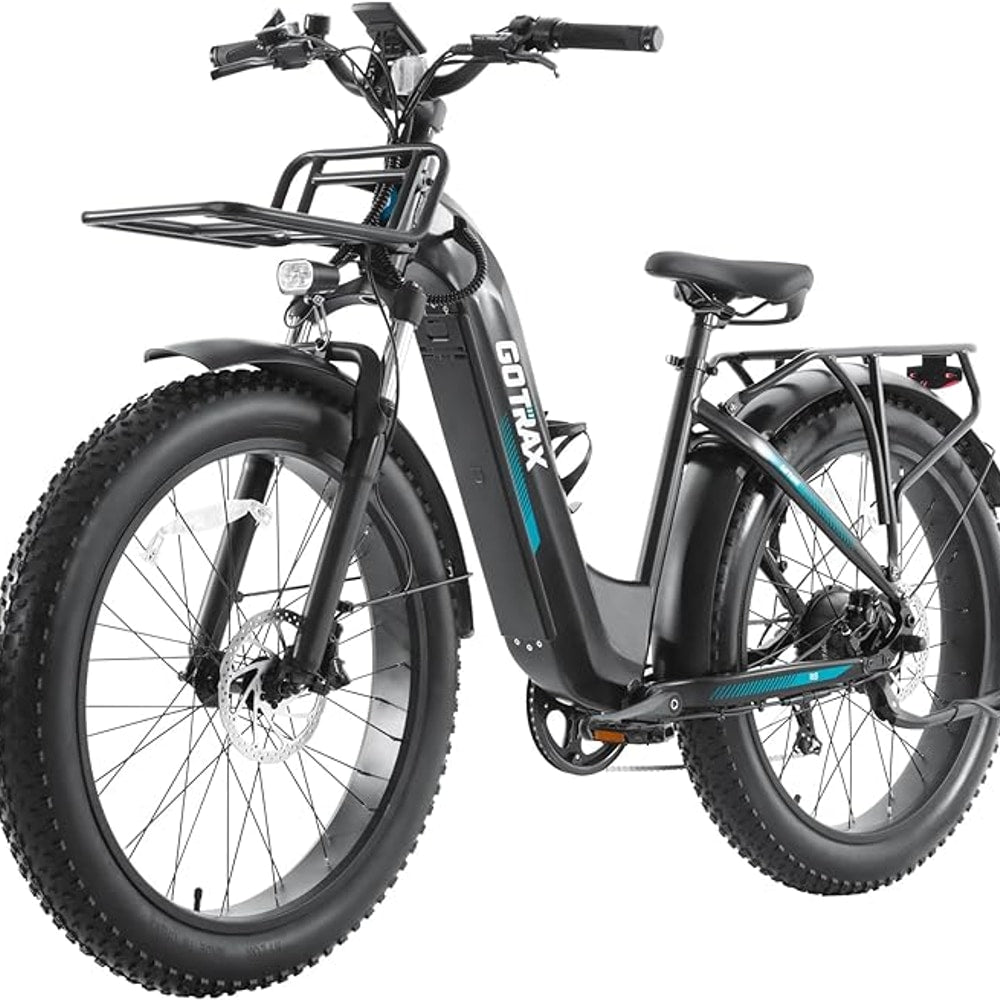 Gotrax 20" Folding Electric Bike with 40Miles (Pedal-assist1) by 48V Battery, 20Mph Power by Peak 500W, Adult Electric Bicycle with 5 Pedal-Assist Levels& LCD Display, Suitable for Commuting