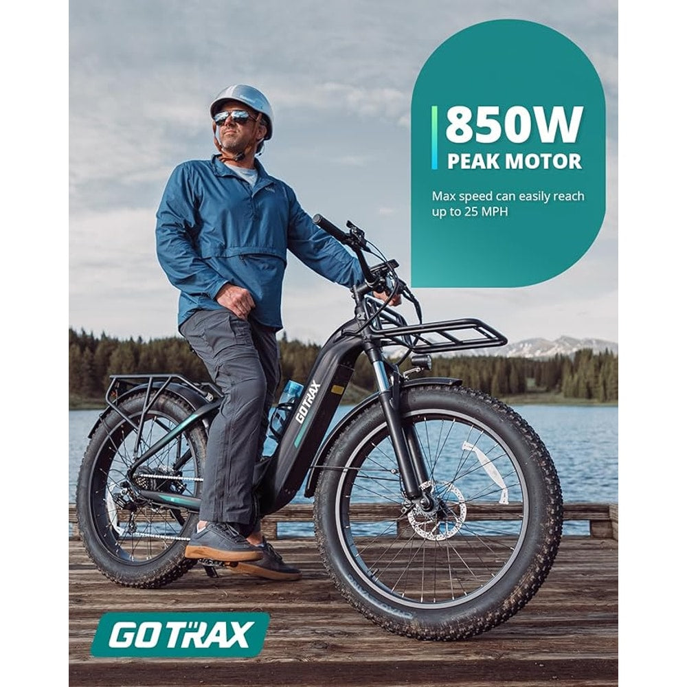 Gotrax 20" Folding Electric Bike with 40Miles (Pedal-assist1) by 48V Battery, 20Mph Power by Peak 500W, Adult Electric Bicycle with 5 Pedal-Assist Levels& LCD Display, Suitable for Commuting