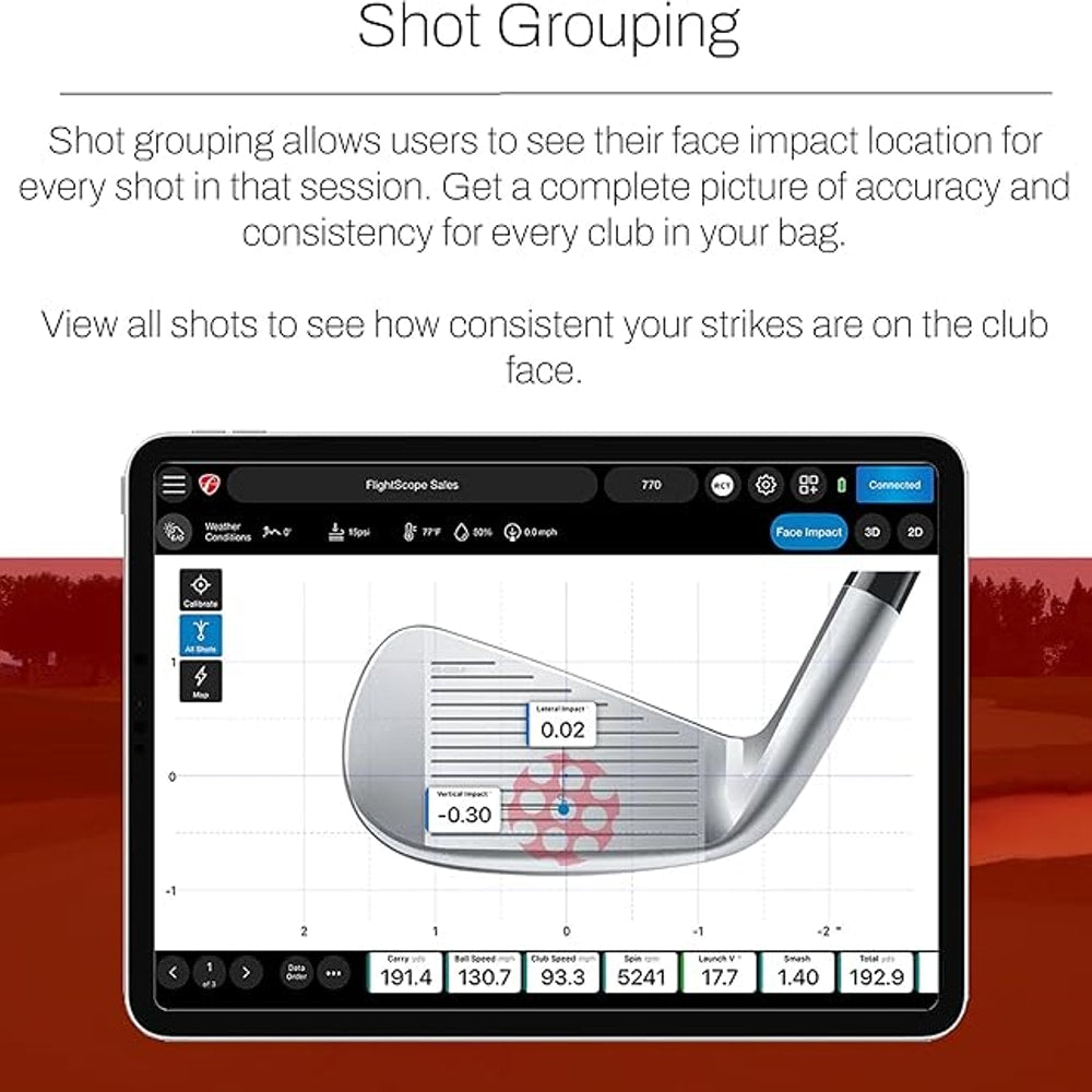 FlightScope Mevo+ Portable Golf Launch Monitor, Rangefinder and Simulator with Signature Power Bundle | 20+ Full Swing & Short Game Data Stats, 12 Courses, 17 Practice Ranges Included