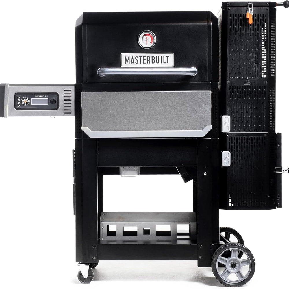 Masterbuilt® Gravity Series® 800 Digital Charcoal Grill, Griddle and Smoker with Digital Control, App Connectivity and 800 Cooking Square Inches in Black, Model MB20040221
