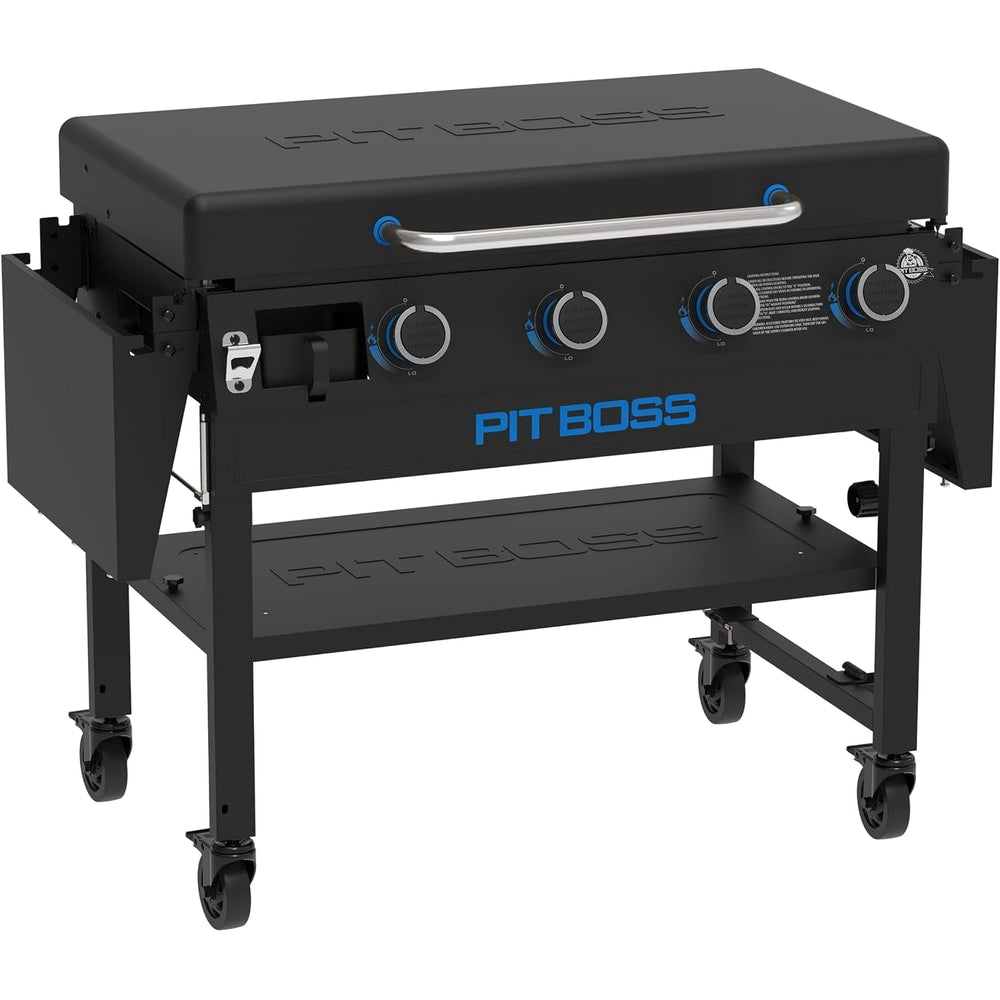 Pit Boss 10963 4-Burner Gas Griddle, Black