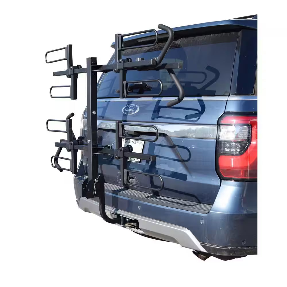 Runway HM4 Hitch Mount Tray Style Bike Carrier 4-Bike Rack 33 Lbs. per Bike Capacity for Hitch