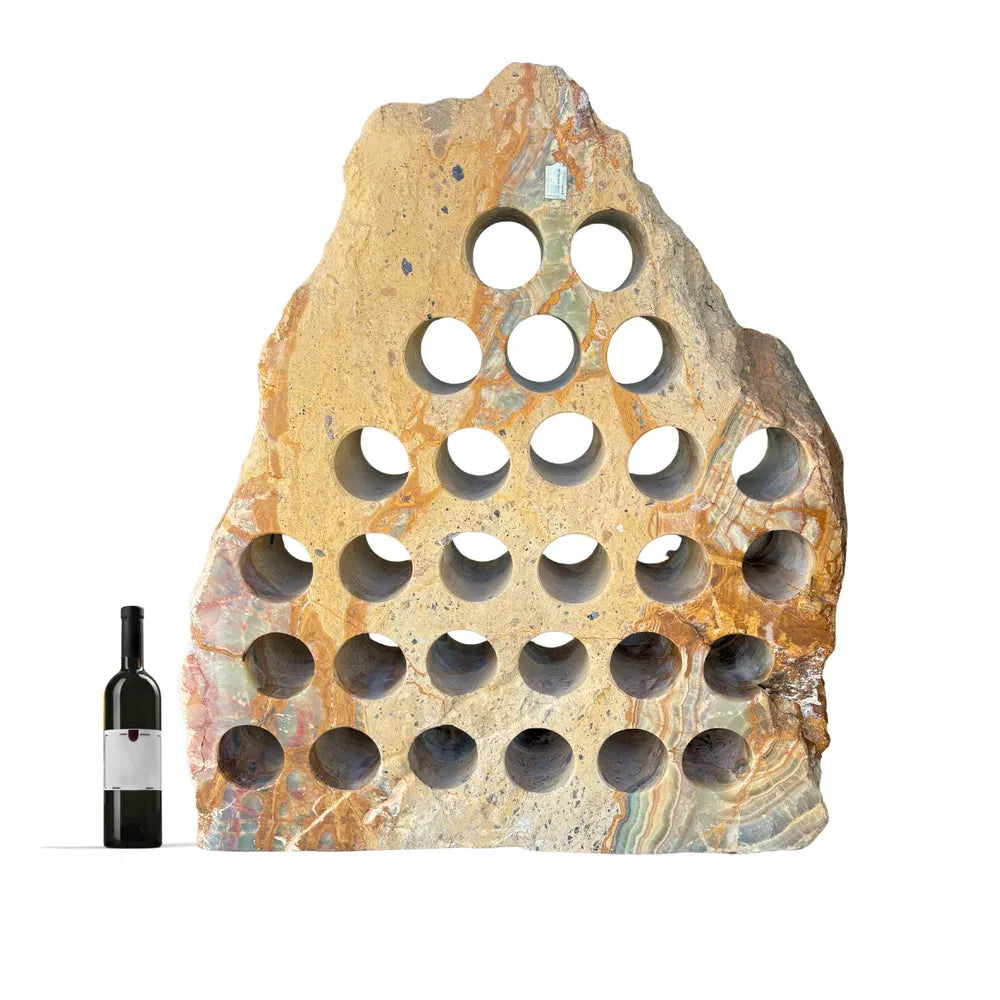 Green Talan Onyx Wine Rack with 28 Holes