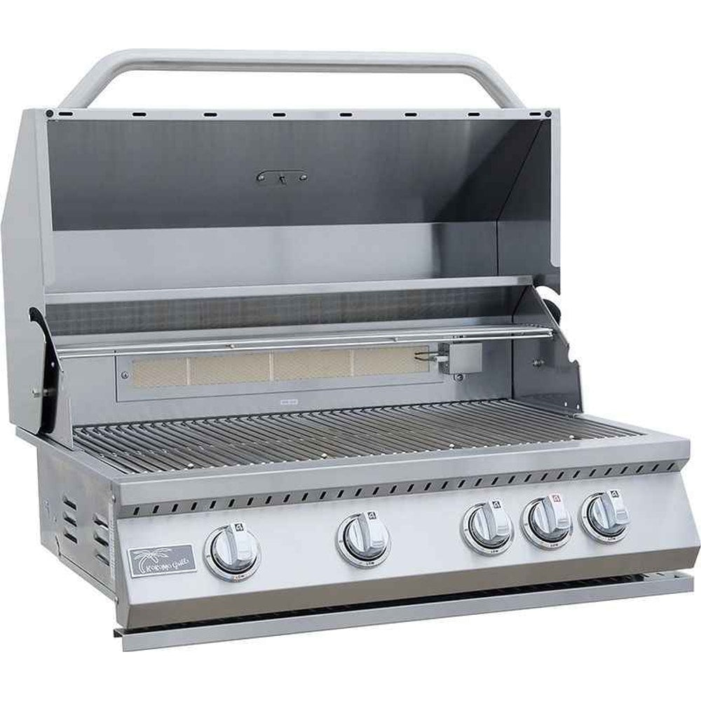 KoKoMo Mini Maui 6' Outdoor Kitchen Island – Compact BBQ Station with Seating
