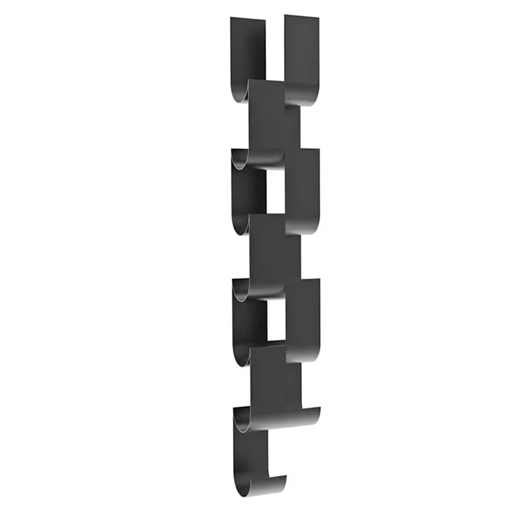 Wrought Iron Wall-Mounted Wine Rack Bar Bar Modern Simple Wine Rack Restaurant Wall-Mounted Creative Wine Display Rack