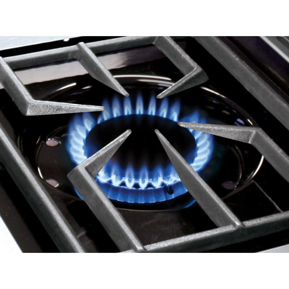 Broil King 9-Foot Outdoor Kitchen Island with Imperial S 590i 5-Burner Gas Grill, Rotisserie, Side Burner & Refrigerator