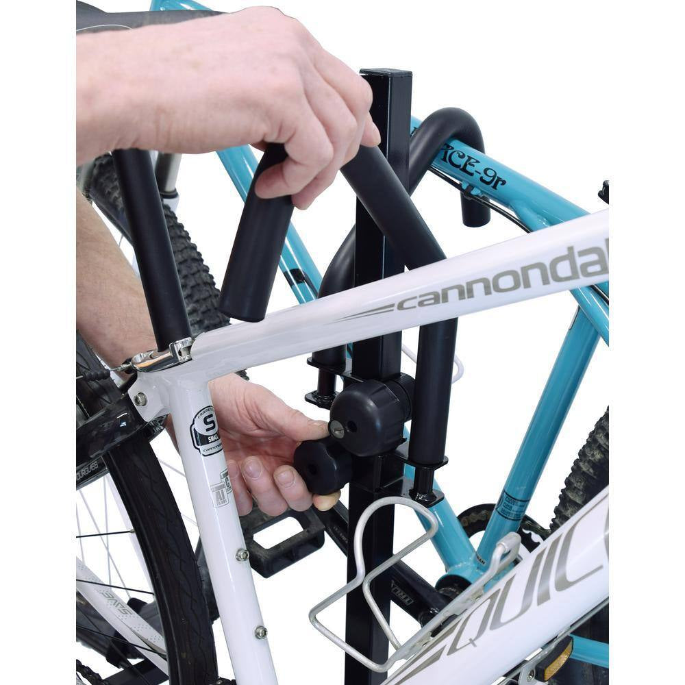 Runway HM4 Hitch Mount Tray Style Bike Carrier 4-Bike Rack 33 Lbs. per Bike Capacity for Hitch