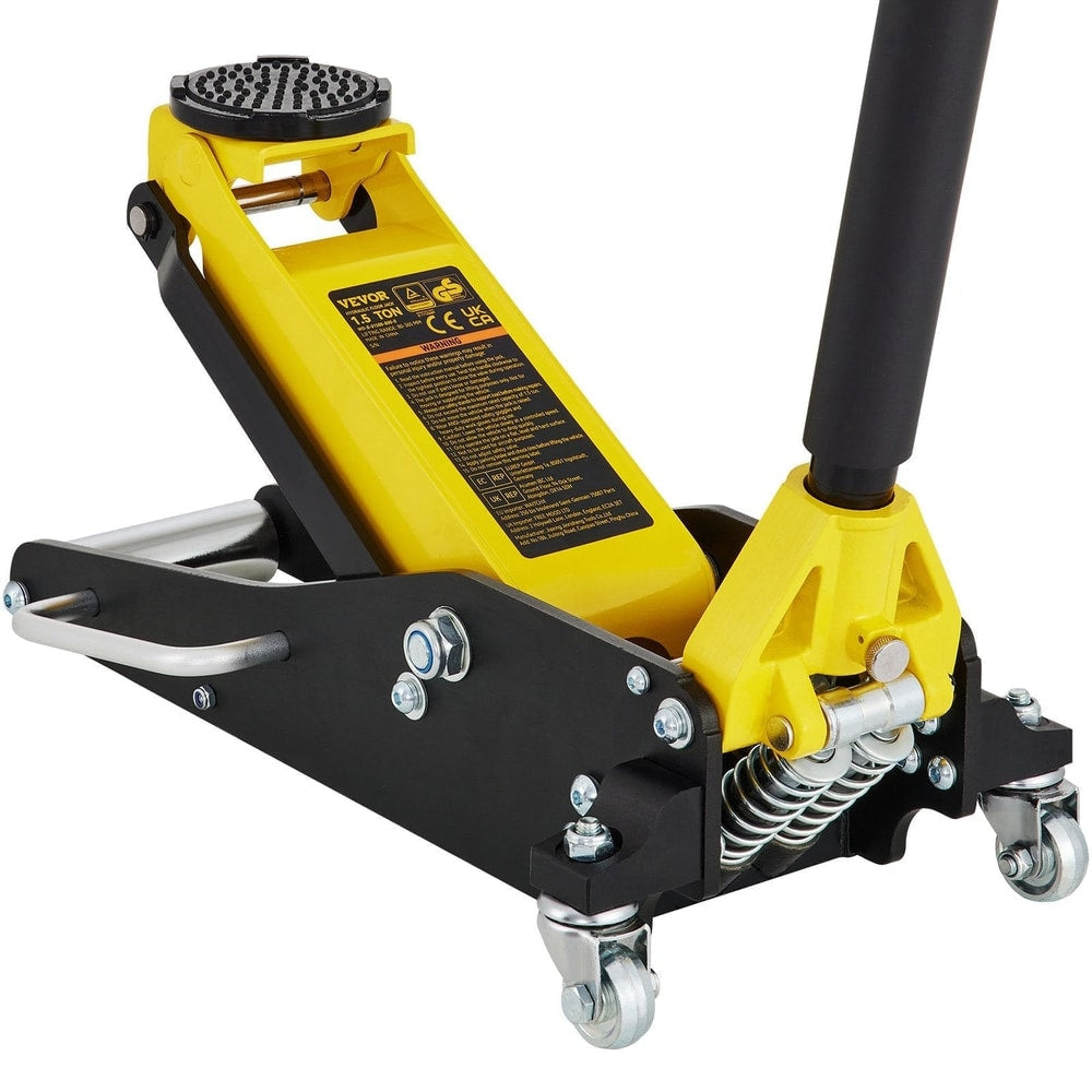 1.5 Ton Low Profile Aluminum Steel Racing Floor Jack Dual Lift Car