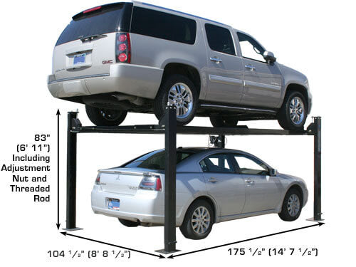 Atlas Garage Pro 8000 Portable Four Post Lift