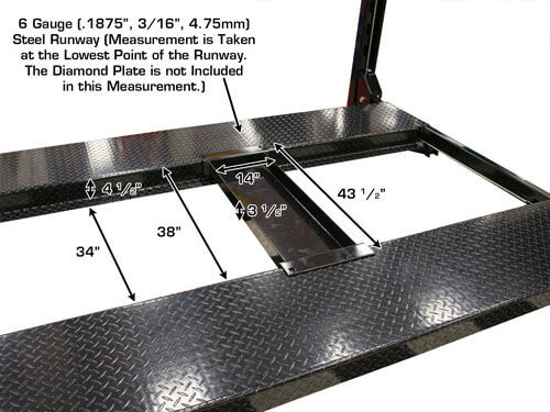 Atlas Garage Pro 8000EXT-L Portable Four Post Lift