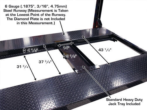 Atlas Garage Pro 8000EXT Portable Four Post Lift