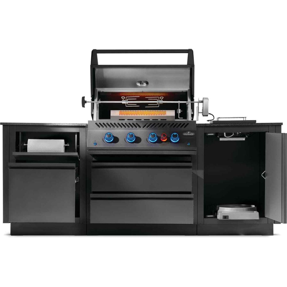 Patio Outdoor Kitchen - Patio Elegance OASIS™ 300 with Built-in 700 Series 32" Gas Grill