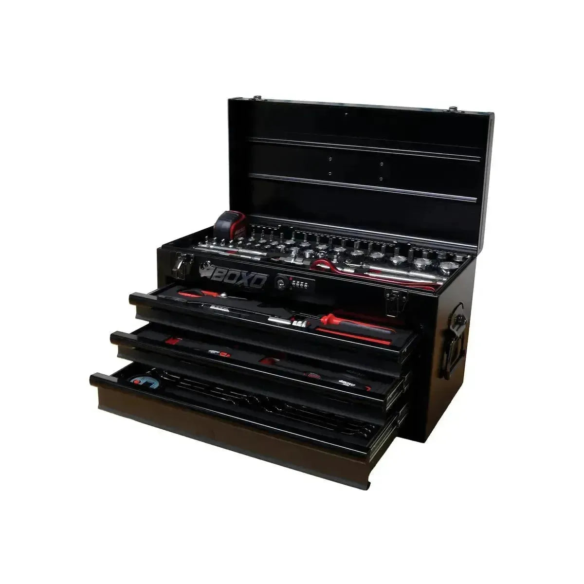 MotoBox | 103-Piece Metric Motorcycle Tool Box | 3-Drawer
