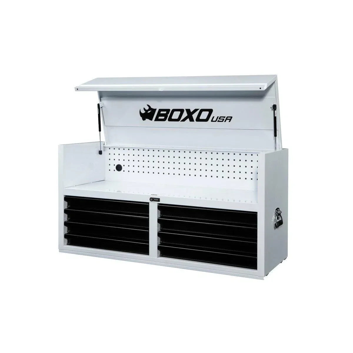 Pro Series | 53" 8-Drawer Top Chest Tool Box with Anti-Tip | No Trim