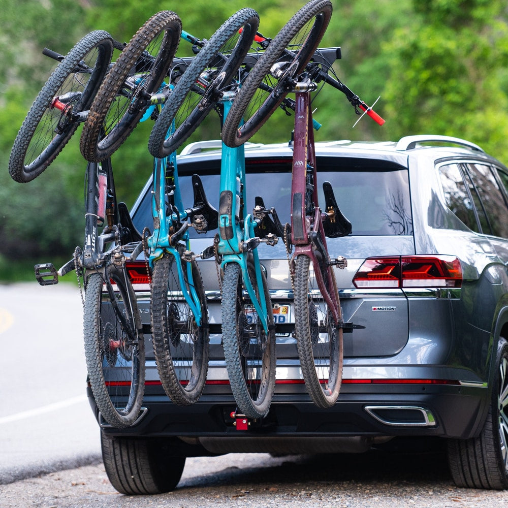Chuck Rack 4-Bike Vertical Rack W/ Full Tilt BASE Post