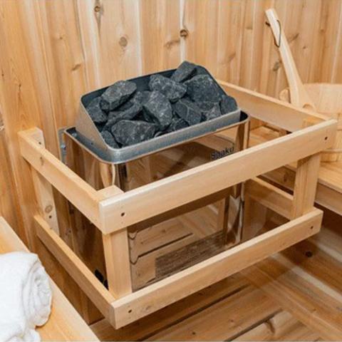 Harvia KIP45W JH45W2401 Kip Series 4.5kW Stainless Steel Sauna Heater at 240V 1PH Stainless Steel