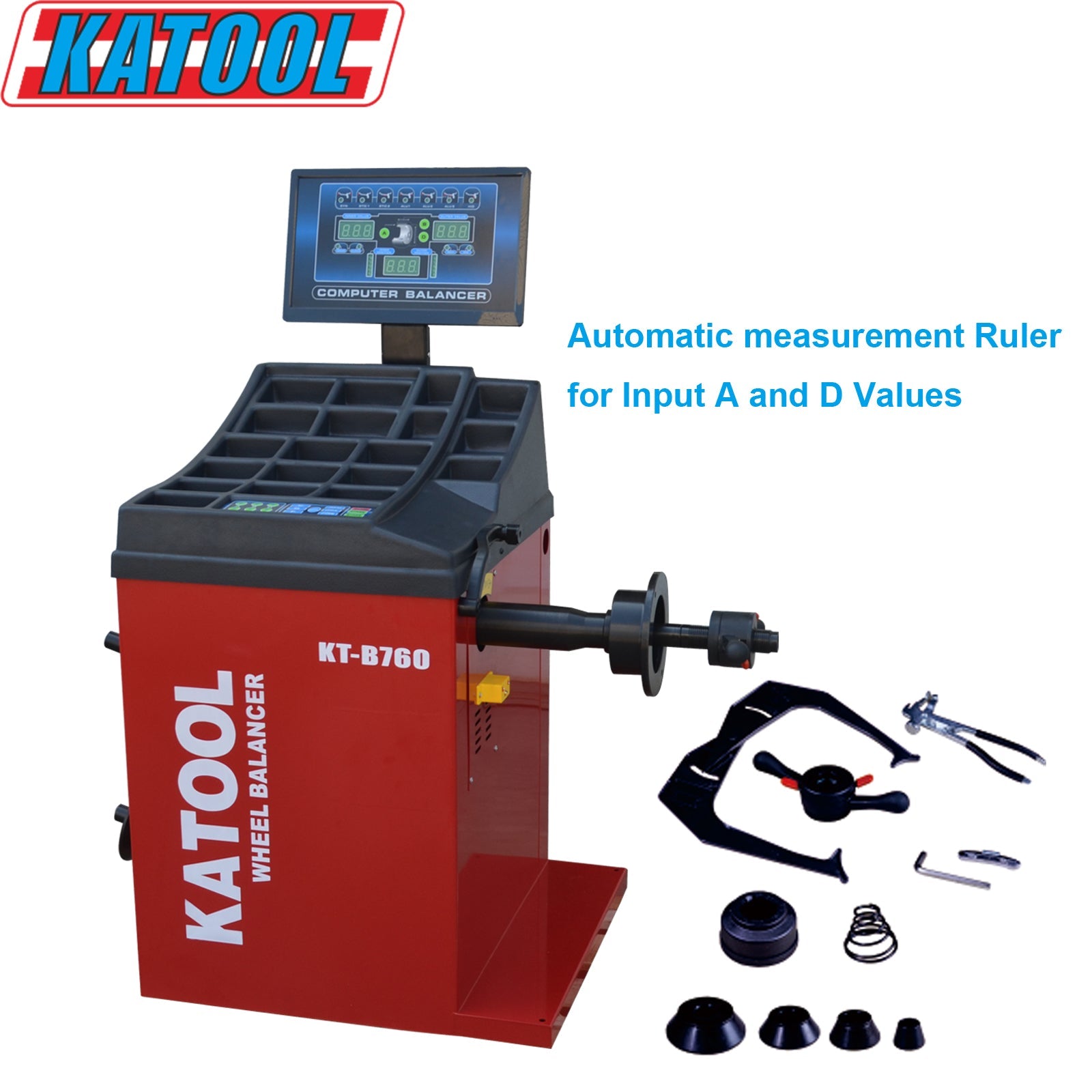 KATOOL KT-T835 Tire Changer & KT-B760 Wheel Balancer Combo