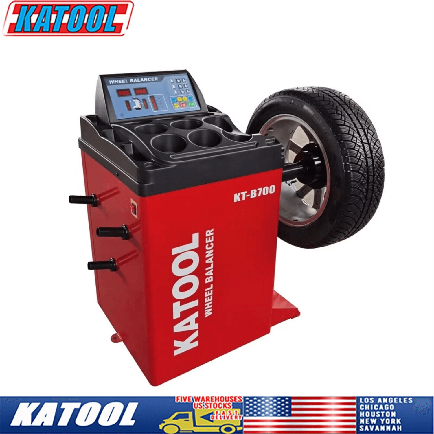 Katool KT-T800 Tire Changer & KT-B700 Wheel Balancer Combo