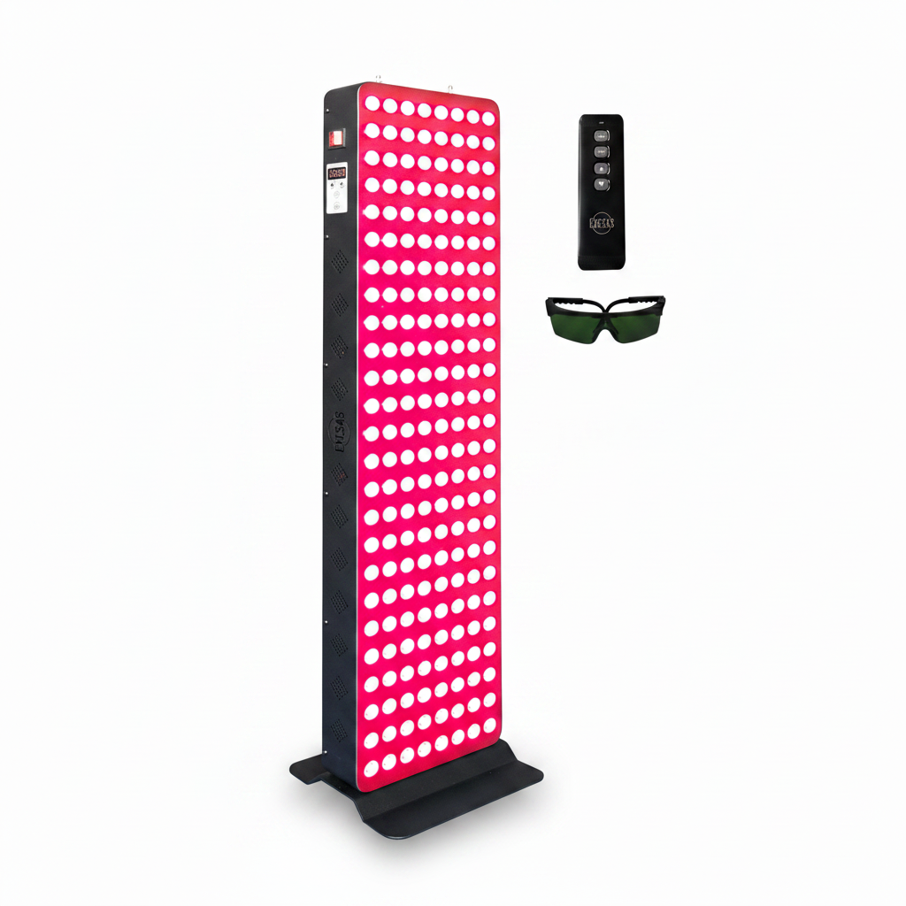 EXESAS 200 LED, 1000W Dual-Chip, Red Light Therapy Device for Full Body, 4-Wavelengths Infrared LED Panel for Skin, Weight, Pain, Wellness