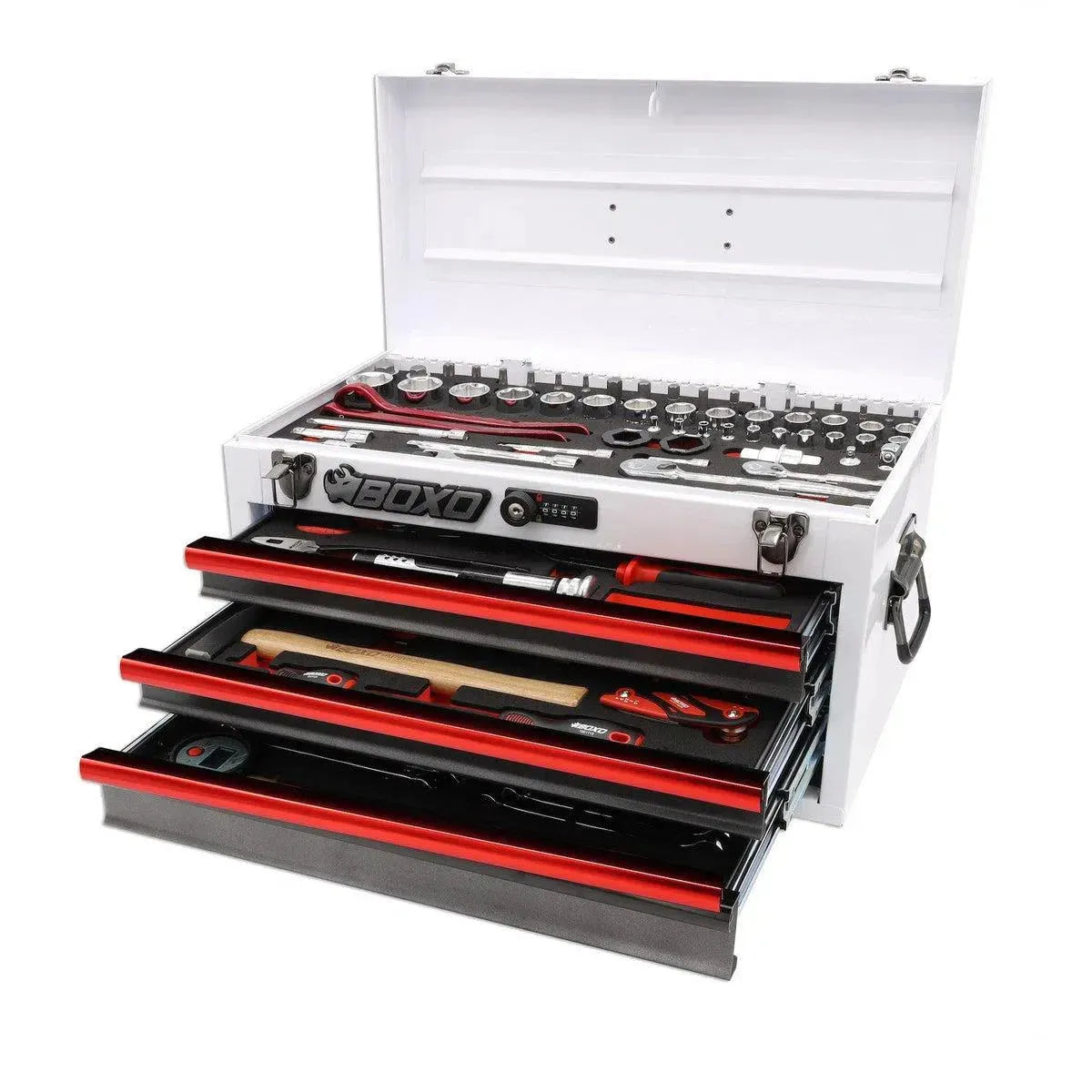 MotoBox | 103-Piece Metric Motorcycle Tool Box | 3-Drawer