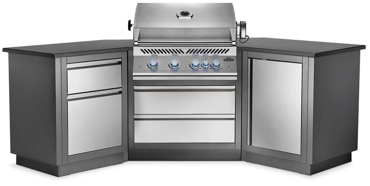 Patio Outdoor Kitchen Grill - Patio Elegance OASIS™ 200 with Built-in 700 Series 32" Gas Grill