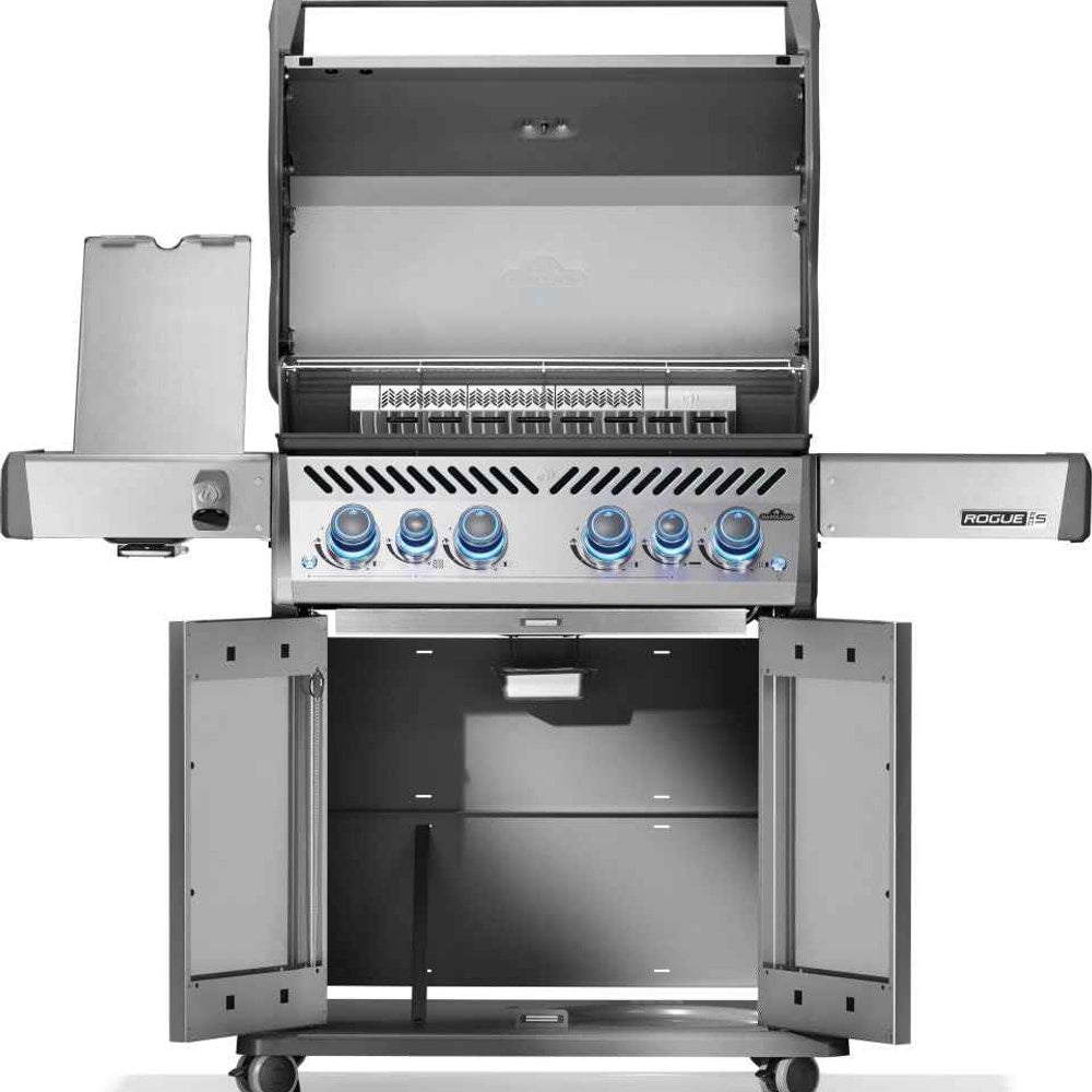 Patio Elegance Gas Grill Rogue PRO‑S 525 RSIB with Infrared Side and Rear Burners
