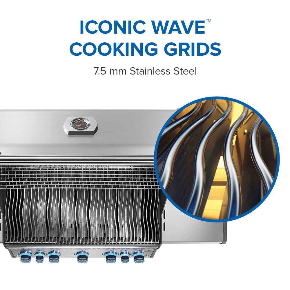 Patio Elegance Gas Grill Rogue PRO‑S 625 RSIB with Infrared Side and Rear Burners